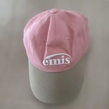 emis 핑크 베이지 캡