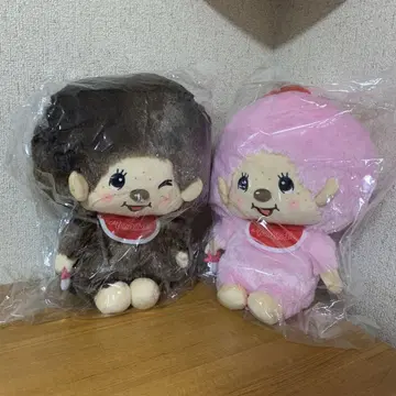Monchhichi 몬치치 BIG 봉제 인형 전 2종 세트