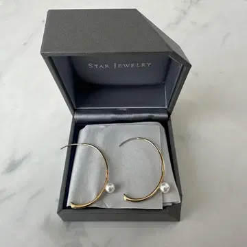 새상품급 스타 주얼리 STAR JEWELRY 귀걸이 펄 후크