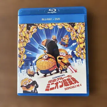 괴도 그루의 미니언 초변신 DVD와 블루레이 각 한 장