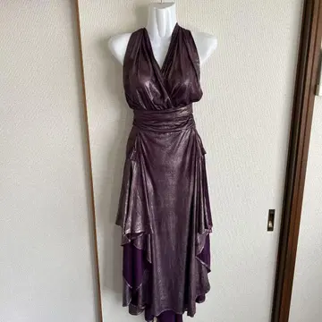 밸리댄스 퍼플 메탈릭 셋업