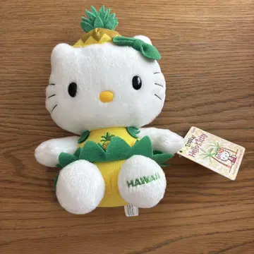 키티 하와이 봉제 인형 파인애플