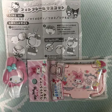 마이멜로디 사진 프레임 마스코트 & 미니 물티슈 덮개