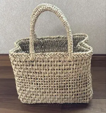 스나미 토루 상점 왕골 바스켓백