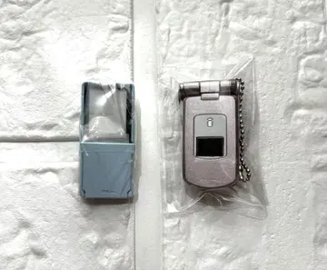 가라케 컬렉션 도코모 샴페인 골드 au 가챠 미니어처