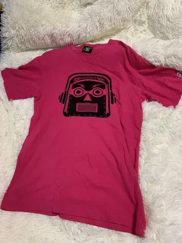 Billionaire Boys Club 티셔츠 로봇 패턴 핑크 L 사이즈