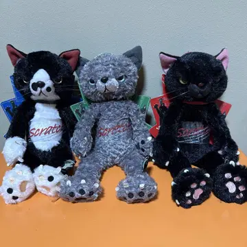 Scratch 고양이 봉제 인형 3개 세트