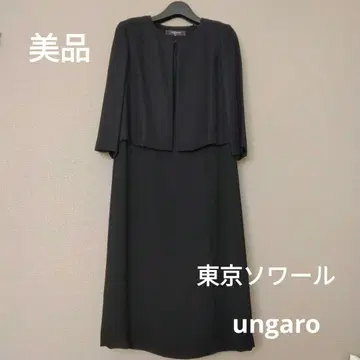 도쿄 소와르 ungaro 예복 원피스 수트 사이즈 38