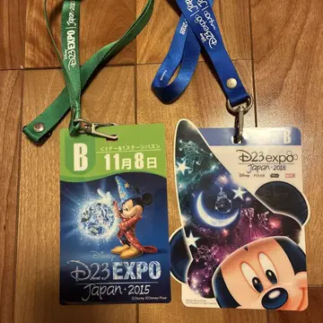 D23 EXPO Japan 2015 & 2018 입장 패스 세트
