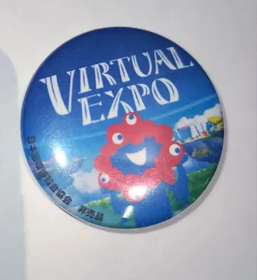 오사카 간사이 만박 한정 캔뱃지 VIRTUAL EXPO 캔뱃지