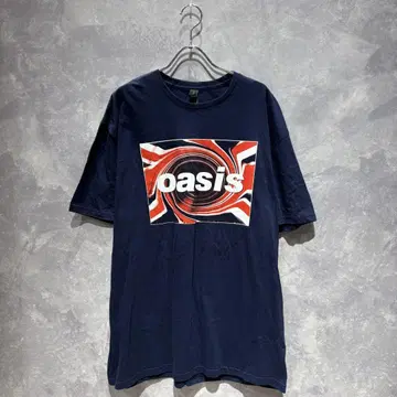 [무료배송] 미사용 새상품 GILDAN 길단 oasis 프린트 티셔츠