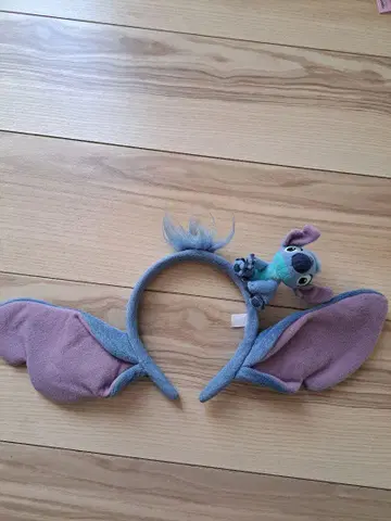 스티치 귀 머리띠 봉제 인형 포함