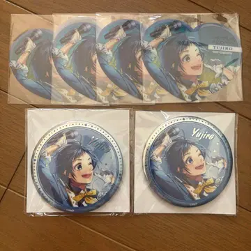 HoneyWorks LIP x LIP 유지로 캔뱃지 클리어 하트 책갈피
