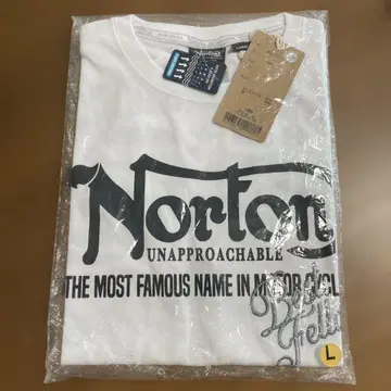 Norton 노턴 자수/프린트 티셔츠 L 사이즈 택 달린 새상품