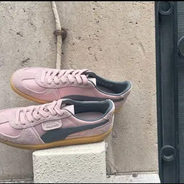 puma 푸마 팔레르모 스니커즈 모모 치하루 핑크 23.5