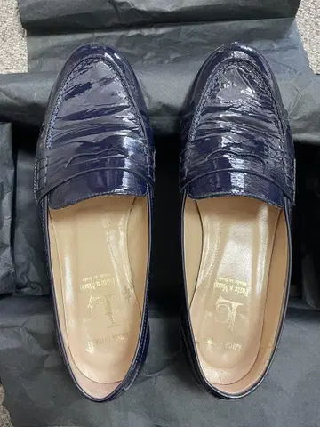 [루카그로시] 로퍼 네이비