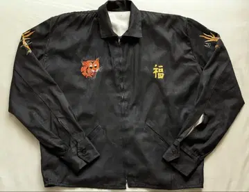 BIG SIZE 60s Vietnam souvenir jacket
