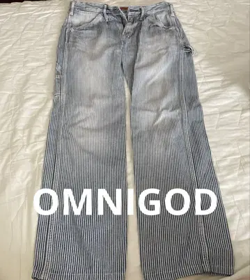 OMNIGOD 옴니갓 히코리 스트라이프 팬츠