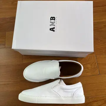 AMB 화이트 슬립온 스니커즈 size 42 26.5cmSauvage