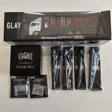 GLAY 애드 트럭 뮤직 박스 미니어처 CD  펜