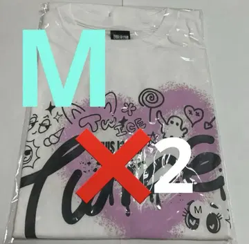 TWICE 티셔츠 M 사이즈 POPUP 팝업 화이트