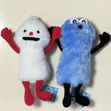 퍼펫 스슨 논논 즐거워 앉아있는 BIG 봉제 인형 2종 세트