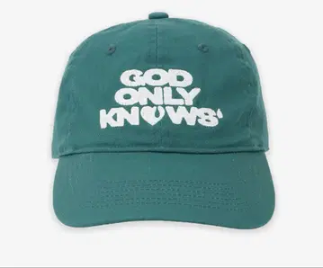 GOD ONLY KNOWS 로고 캡 그린 이와타 타카노리 착용 컬러