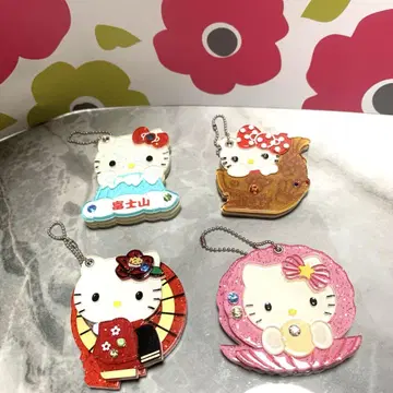 헬로키티 슬라이드 거울 한정 스트랩 후지산 나고야 미에