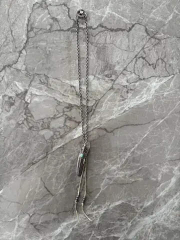 silver501 터콰이즈 페더 목걸이