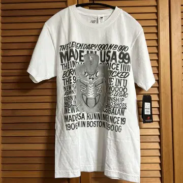 새상품 New Balance 미국제 990 T 셔츠 화이트