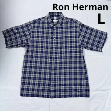 Ron Herman 론 헤르만 THOMAS MASON 원단 체크 셔츠 L