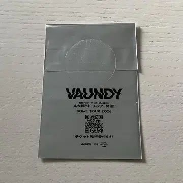 [새상품 미개봉] Vaundy DOME TOUR 2026 필 오프 스티커
