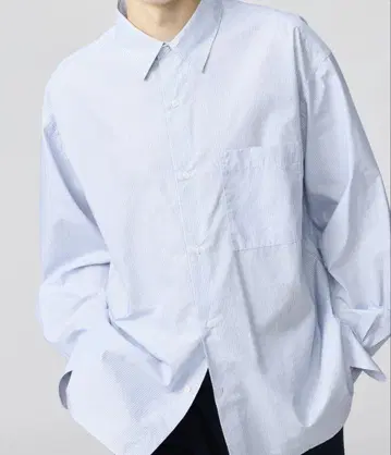 UNIQLO 브로드 오버사이즈 셔츠 / 스트라이프 [배송비 포함]
