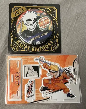 NARUTO 벌스데이 캔뱃지 아크릴 스탠드 우즈마키 나루토 2023