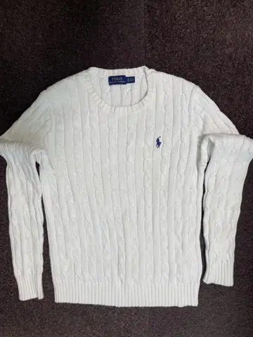 랄프 로렌 케이블 코튼 크루넥