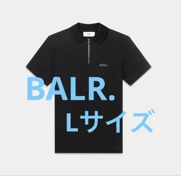 BALR. 볼러 그레이 하프 지퍼 피케 셔츠 L 사이즈 Q 시리즈