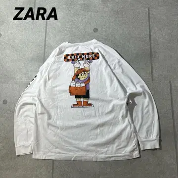 ZARA 자라 EXIT HERE skater 스케이터 스트릿 롱T