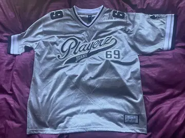 레어 PLAYERZ 69 게임 셔츠 XXL 실버