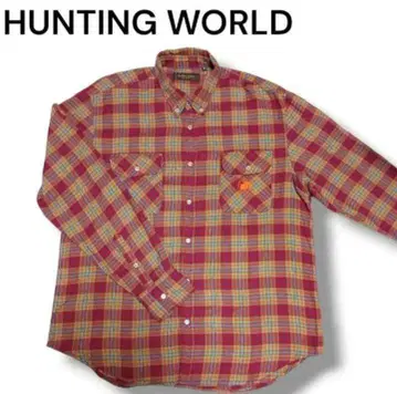 HUNTING WORLD 헌팅월드 긴팔 셔츠 XL 코튼넬