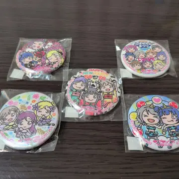 Aqours 거리 산책 캔뱃지 5종 세트