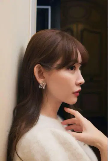 Herlipto Crystal Heart Shaped Earrings