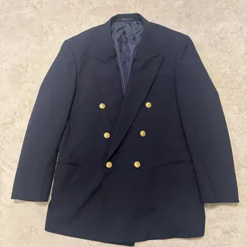 새상품급 더블 테일러드 자켓 골드 버튼 네이비 XL 사이즈 vintage