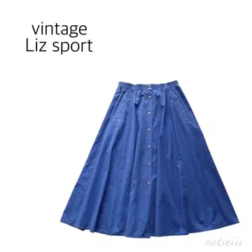 vintage 빈티지 Liz sport 플레어 롱 스커트