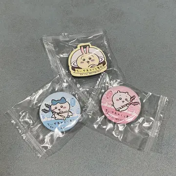 치이카와 쿠라스시 캔뱃지 2개와 마그넷 세트