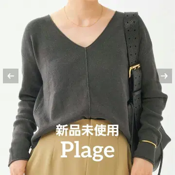 미사용 새상품 플라주 natural V 풀오버