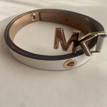 MICHAEL KORS 화이트 골드 벨트