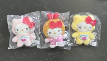산리오 키티 마스코트 3점
