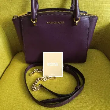 MICHAELKORS 숄더백 핸드백 짙은 보라색