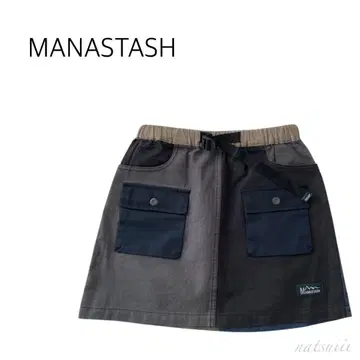 MANASTASH 마나스타쉬 . 헴프 크레이지 패턴 스커트