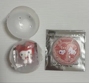 TWICE 산리오 콜라보 마스코트 참 캔뱃지 채영